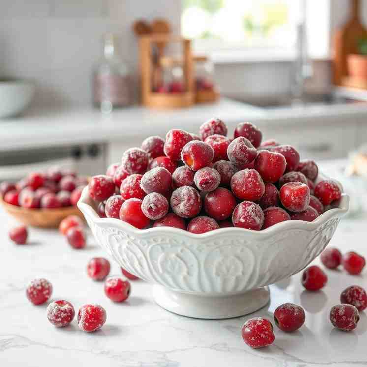 Sparkling Sugared Cranberries - Easy Holiday Recipe